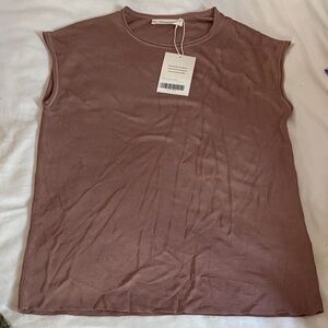 Everlane Women's Knit Sleeveless Tee - Mauve